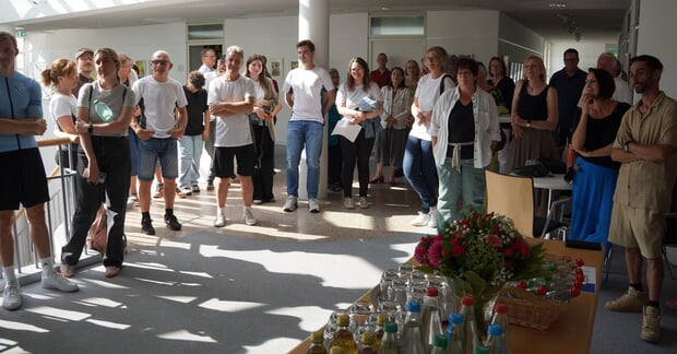 Die Preisträger des Stadtradeln trafen sich im Oberen Foyer des Rathauses zur Siegerehrung. Alle Fotos der Preisträger finden Sie im Internet unter www.gvvoz.de/klima