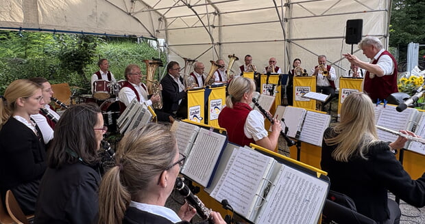 Am Nachmittag griffen die Musiker der WKL zu ihren Instrumenten