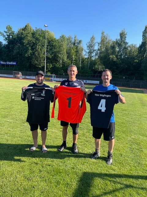 (v.l.n.r Kevin L. , Josef W. , Markus P.) Trainerteam
