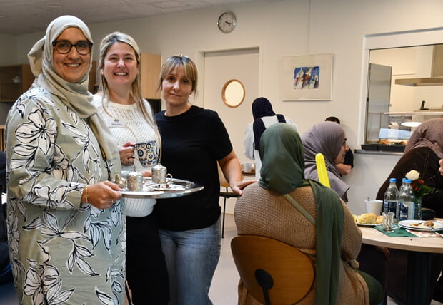Köstliche internationale Spezialitäten gab es im Café des Familienzentrums.