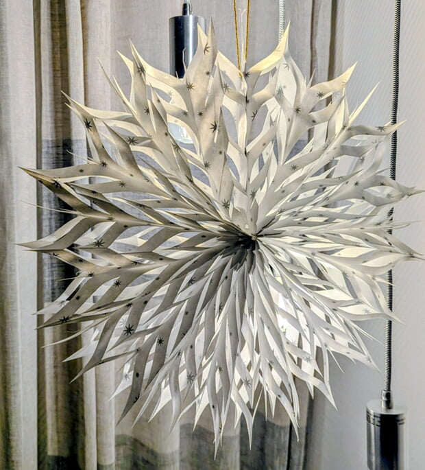 Stern aus Sternepapiertüten