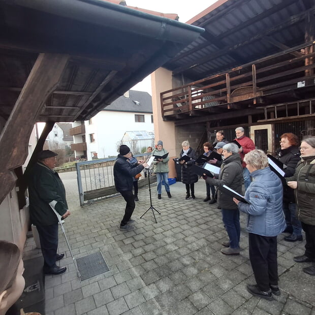 Der Chor Classic singt f&uuml;r Gerhard Schneider