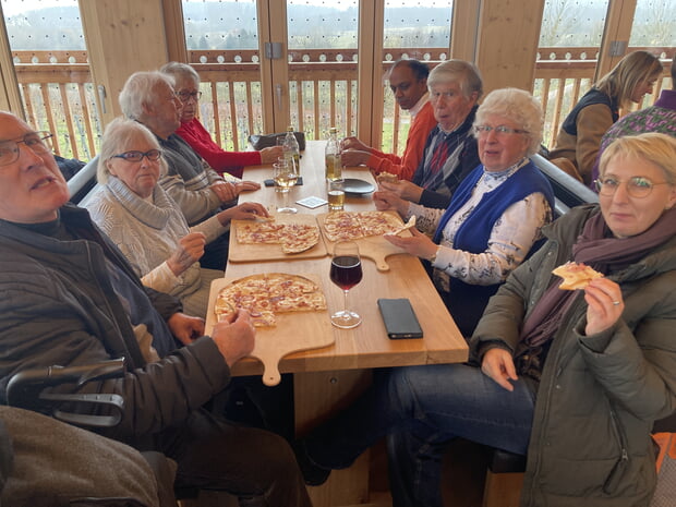 gute Stimmung im Warmen