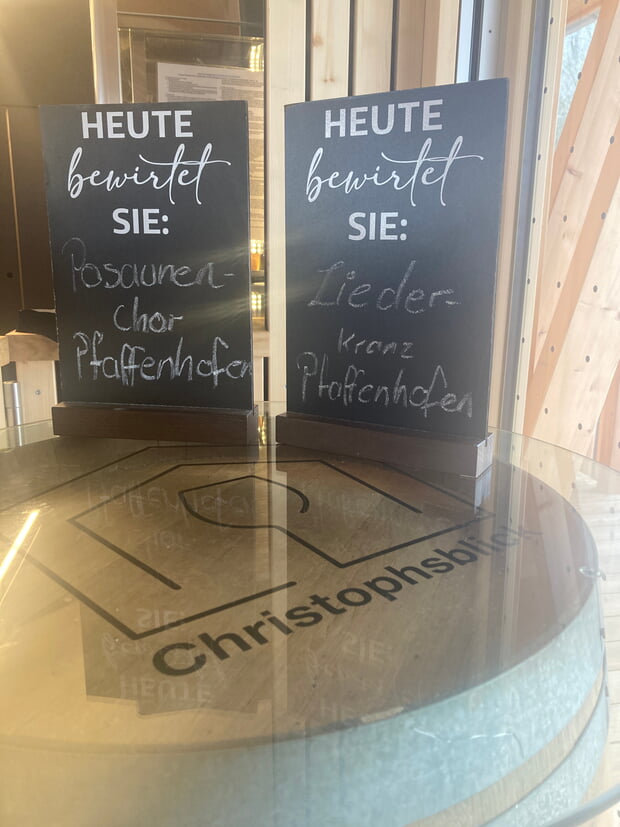 Bewirtung am 28. Februar und 1. M&auml;rz