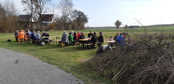 Zum Abschluss wurde gemütlich zusammen gegessen.
