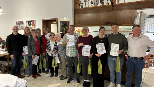 Ehrungen 25 und 40 Jahre