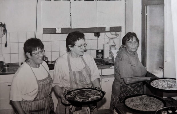 Zwiebelkuchenfest in den 90er Jahren