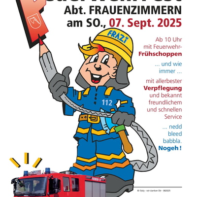 Feuerwehrfest in Frauenzimmern