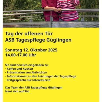 Tag der offenen Tür in der ASB Tagespflege am See Güglingen