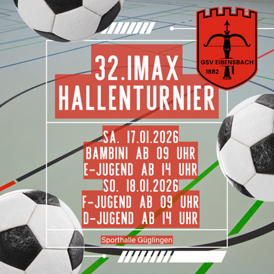 32. IMAX-Jugendfußball Hallenturnier