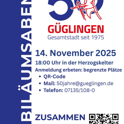 50 Jahre Gesamtstadt Güglingen