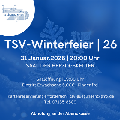 TSV Winterfeier