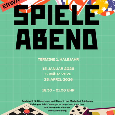 Spieleabend in der Mediothek