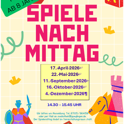 Spielenachmittag