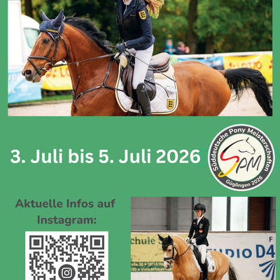 S&uuml;ddeutsche Ponymeisterschaften 2026