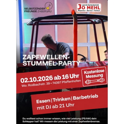Zapfwellen-Stummel-Party